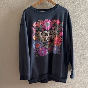 Natural Life Oversized Kindness Matters Sweatshirt, Size XXL